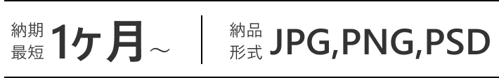 納期と納品の詳細